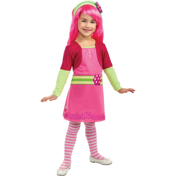Deluxe Strawberry Shortcake Costume Kids Girls Child Fast Ship Toddler 2-4